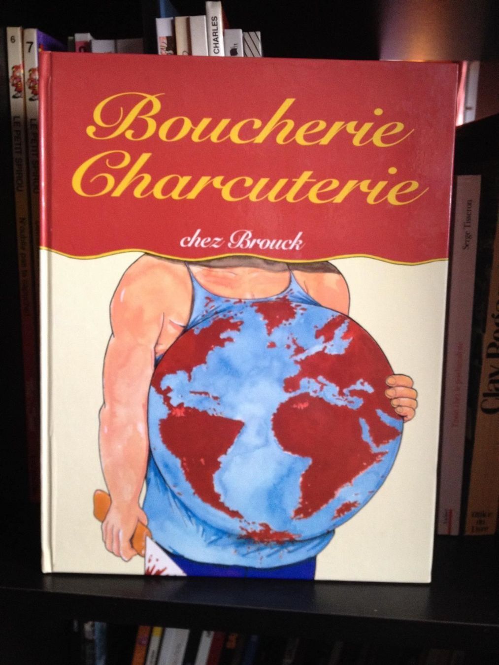 Comics: Brouck - Boucherie Charcuterie  Dédicace – Gebraucht aus Farvagny-le-Grand von LaCaverne 1