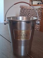 Champagne Eiskühler Laurent-Perrier Metall mit Ledergriff