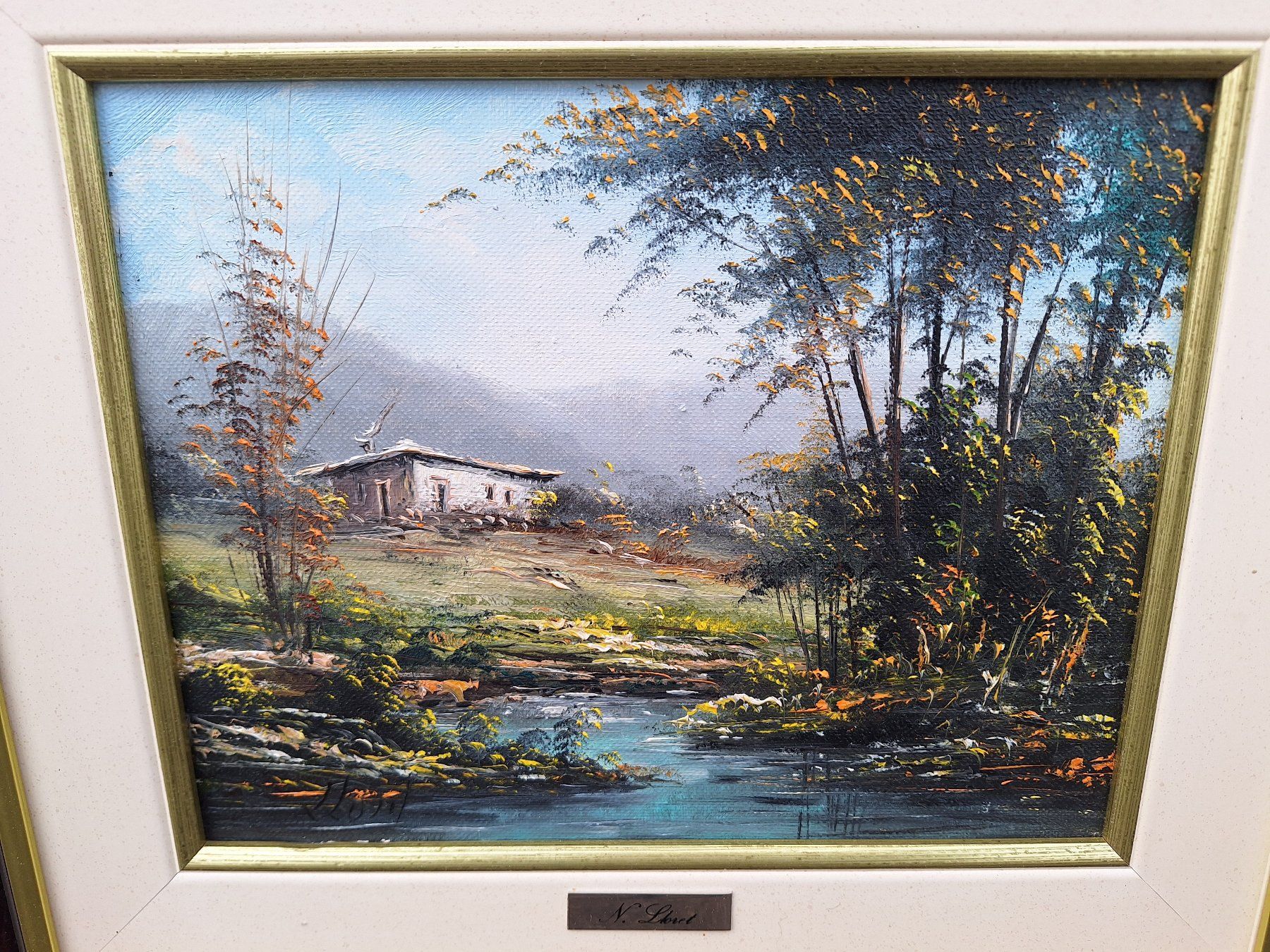 Tableaux: Nati Lloret - Ölbild Landschaft – D'occasion à Altstätten SG par GGsGameshop 2