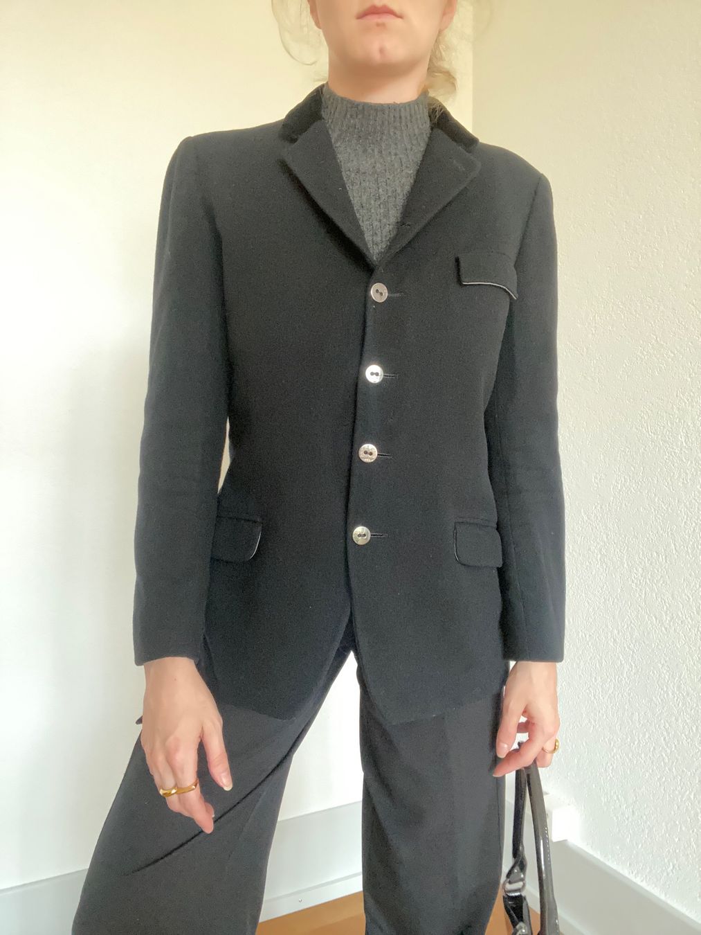 Giacche: Schwarzer handgefertigter Reitblazer Gr. S – Usato da Bern venduto da mue_yhz5