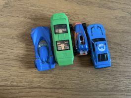 Hot Wheels Autos Set - 4 Stück, gut erhalten für Sammler!