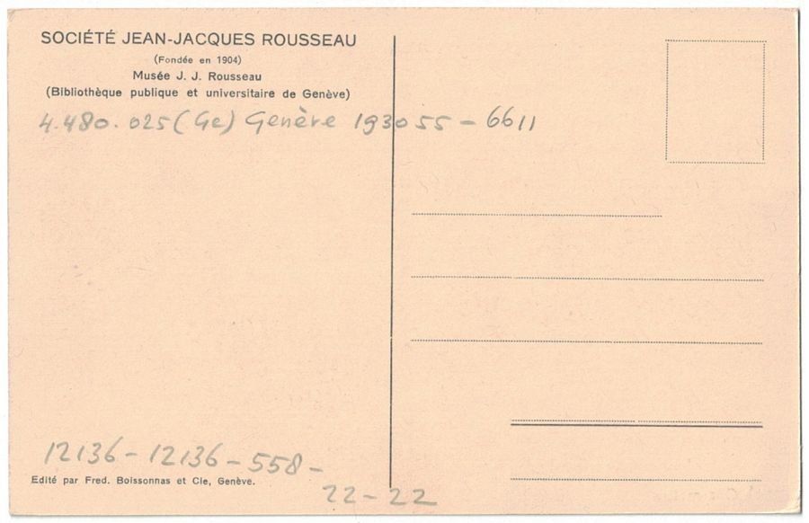 Ansichtskarten: Genève, Les Charmettes, vers 1935 – Gebraucht aus Frauenfeld von POML 1