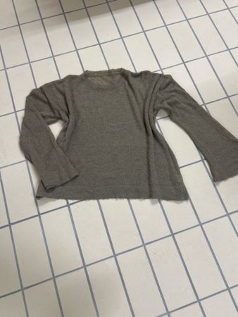 Damen Pullover leicht transparent braun Grösse M