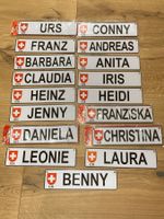 Namens Blechschilder Schild Name