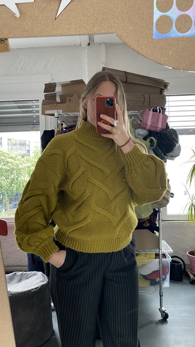 Maglioni & Felpe: Strickpullover grün – Usato da Zug venduto da nostangia 2