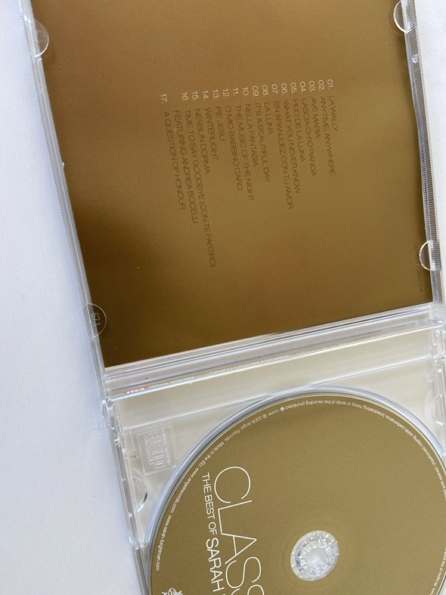 CD: CD Sarah Brightman Classics The Best Of – Nuovo (secondo la descrizione) da Gossau SG venduto da shnizzle 3