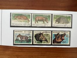 1990 Nicaragua Wildtiere   gest.  (A1011)