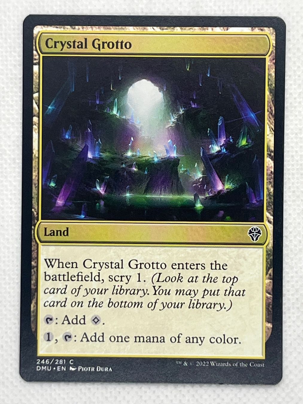 Magic The Gathering Carte collezionabili: MTG Crystal Grotto DMU 246 Common Englisch – Usato da Hinterkappelen venduto da Kim1992