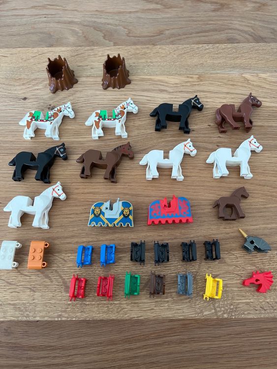 Lego Indianer, Ritter Pferde und Zubehör (Gebraucht) in für CHF 55 ...