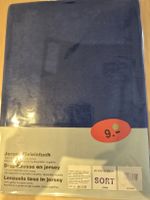 Drap-housse en jersey bleu 90/200 neuf!