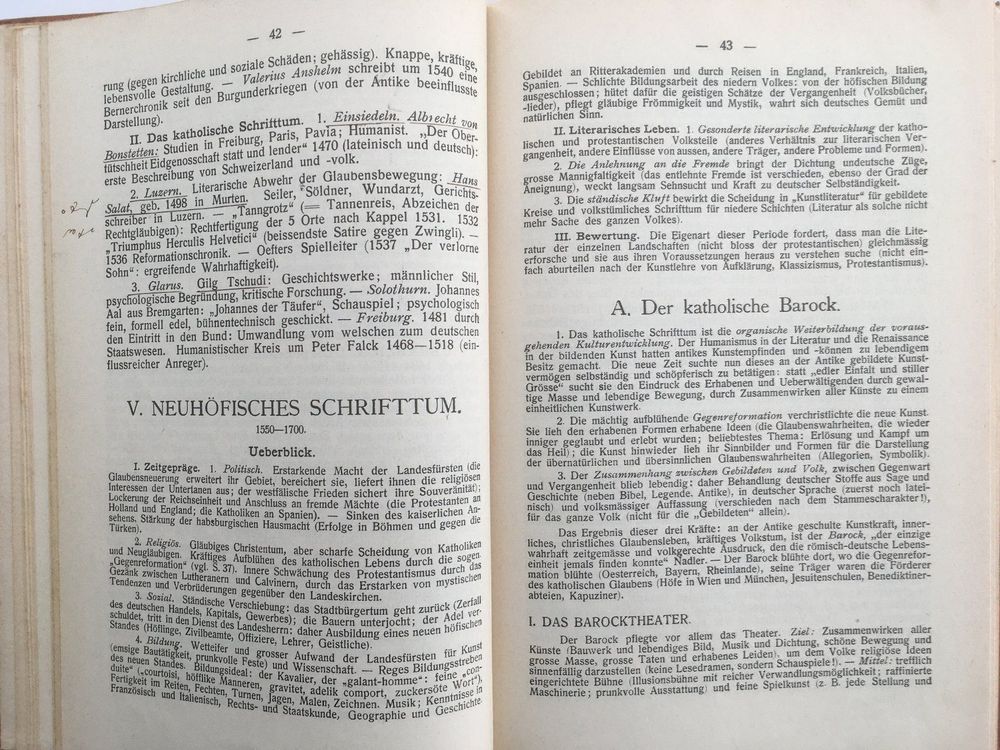 Livres: Deutsche Literaturgeschichte (1926) – D'occasion à Grenchen par Kogi7 6
