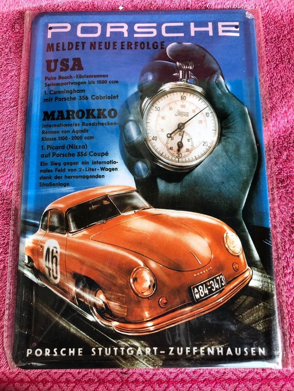 Insegne: Porsche 356 Oldtimer classic Grand Prix – Nuovo (secondo la descrizione) da Reinach AG venduto da rares75