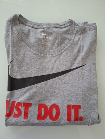 T-shirt Nike gris, homme, Taille L, «Just Do It»!