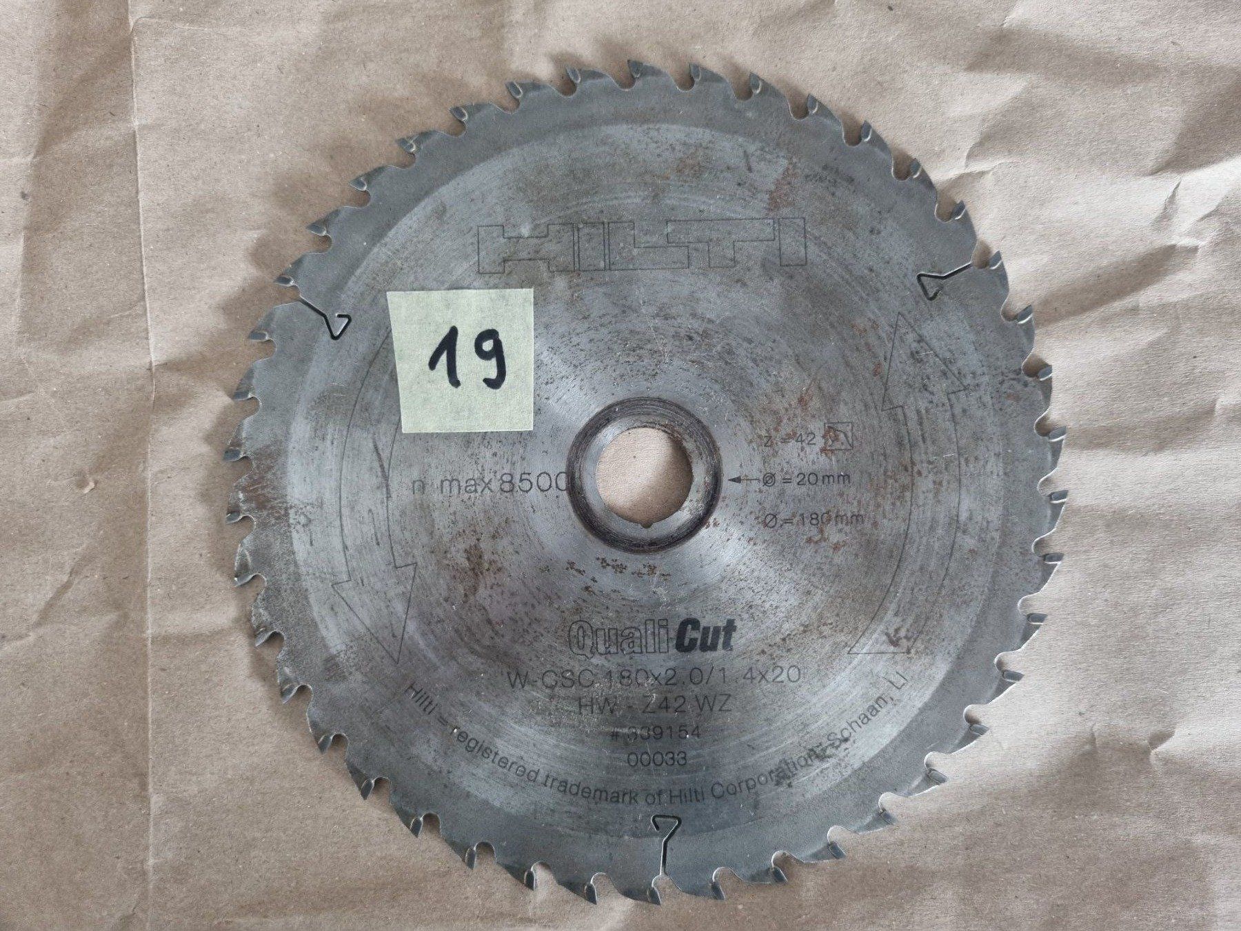 Seghe: Sägeblatt 180x2.0/1.4x20 – Usato da Buchs AG venduto da schnoderhong