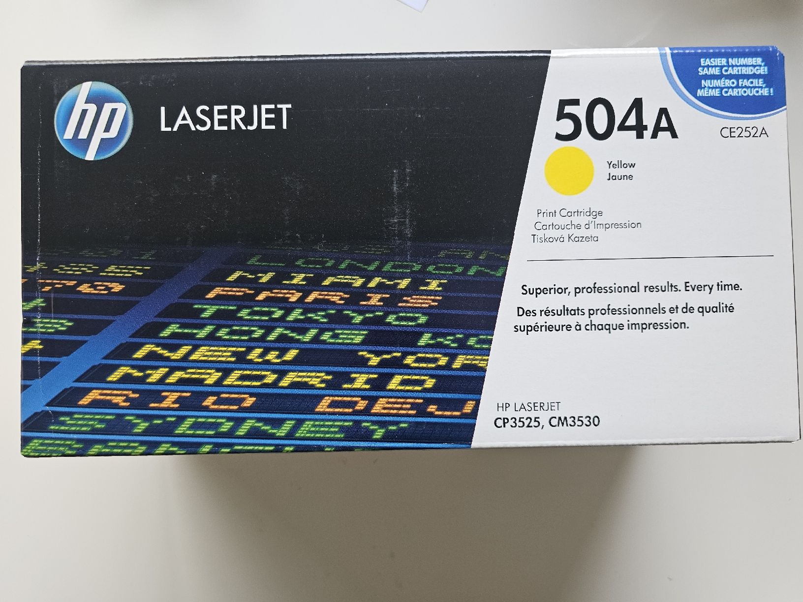 Hewlett Packard Cartucce per stampanti & toner: Cartouche HP 504A Jaune neuve – Nuovo e nell'imballaggio originale da Gockhausen venduto da Emma_zh