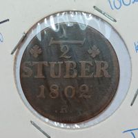 1/2 Stuber 1802 Herzogtum Berg
