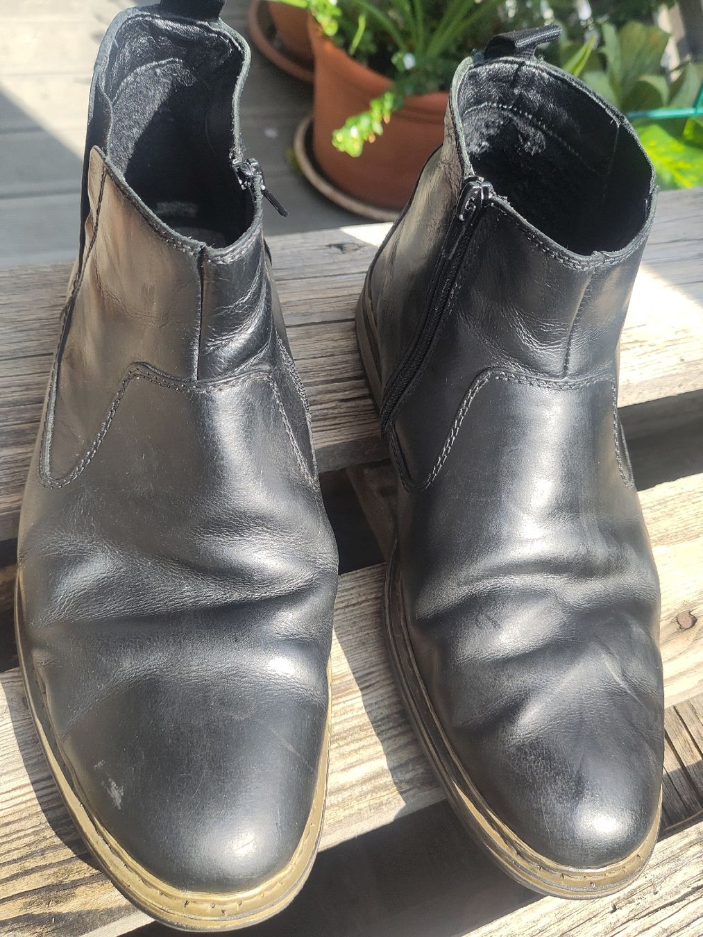 Rieker Chaussures hommes: Rieker Leder Schuhe, Schwarz – D'occasion à Zürich par Viarey