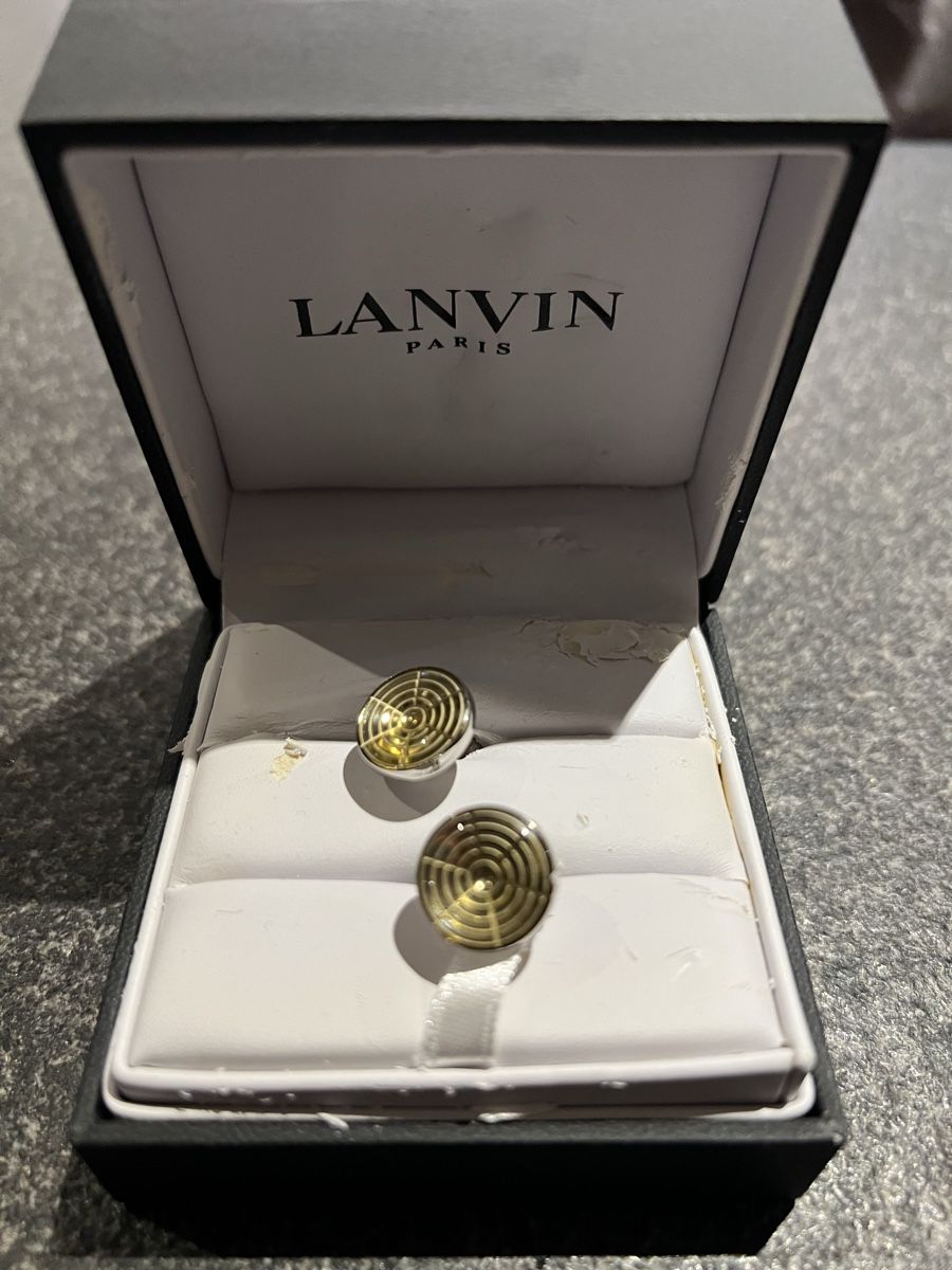 Lanvin Gemelli: LANVIN Paris Manschettenknöpfe – Usato da Mauren venduto da chr_hn5y 3