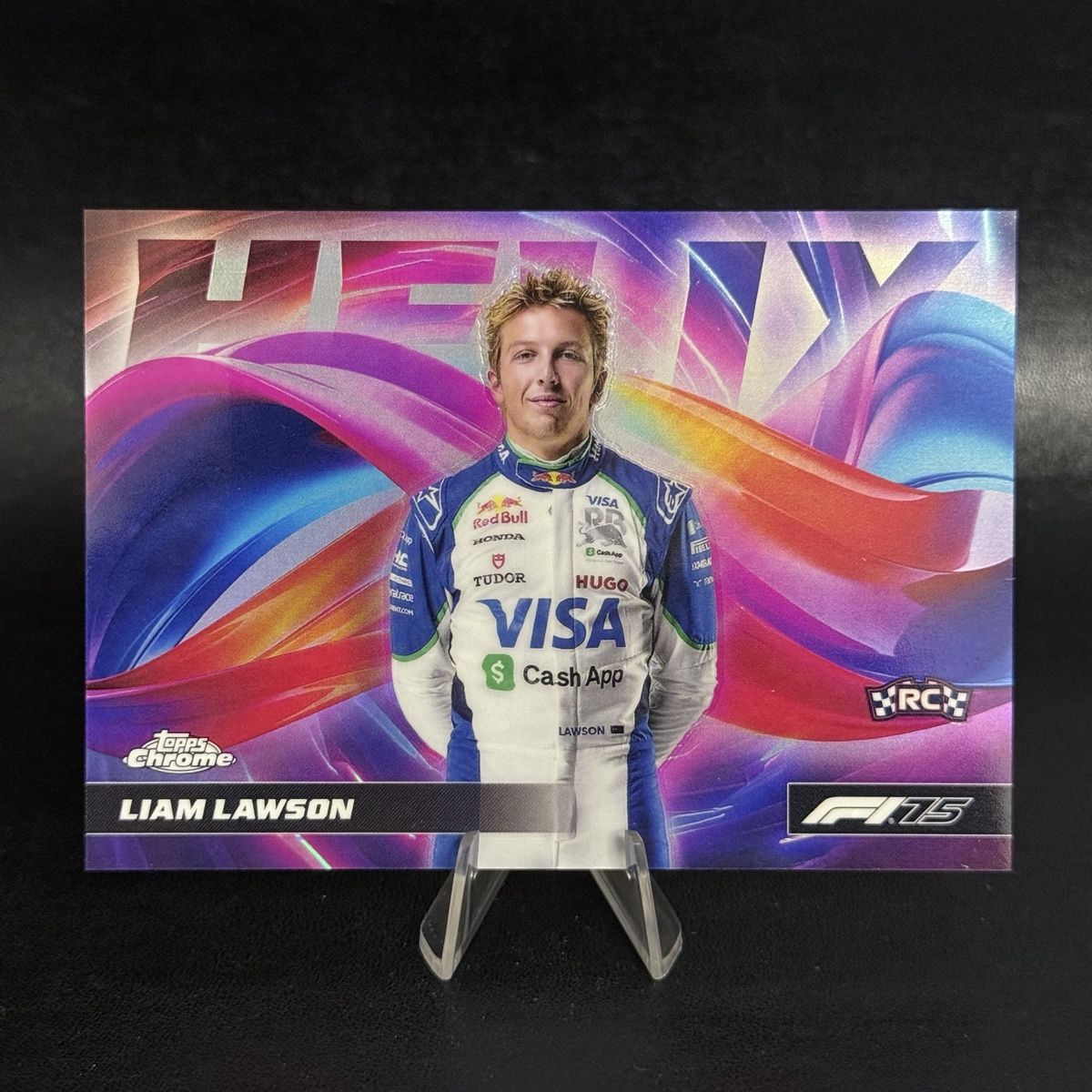 Topps Carte collezionabili: LIAM LAWSON HELIX TOPPS CHROME – Usato da Rickenbach LU venduto da pokeblubi