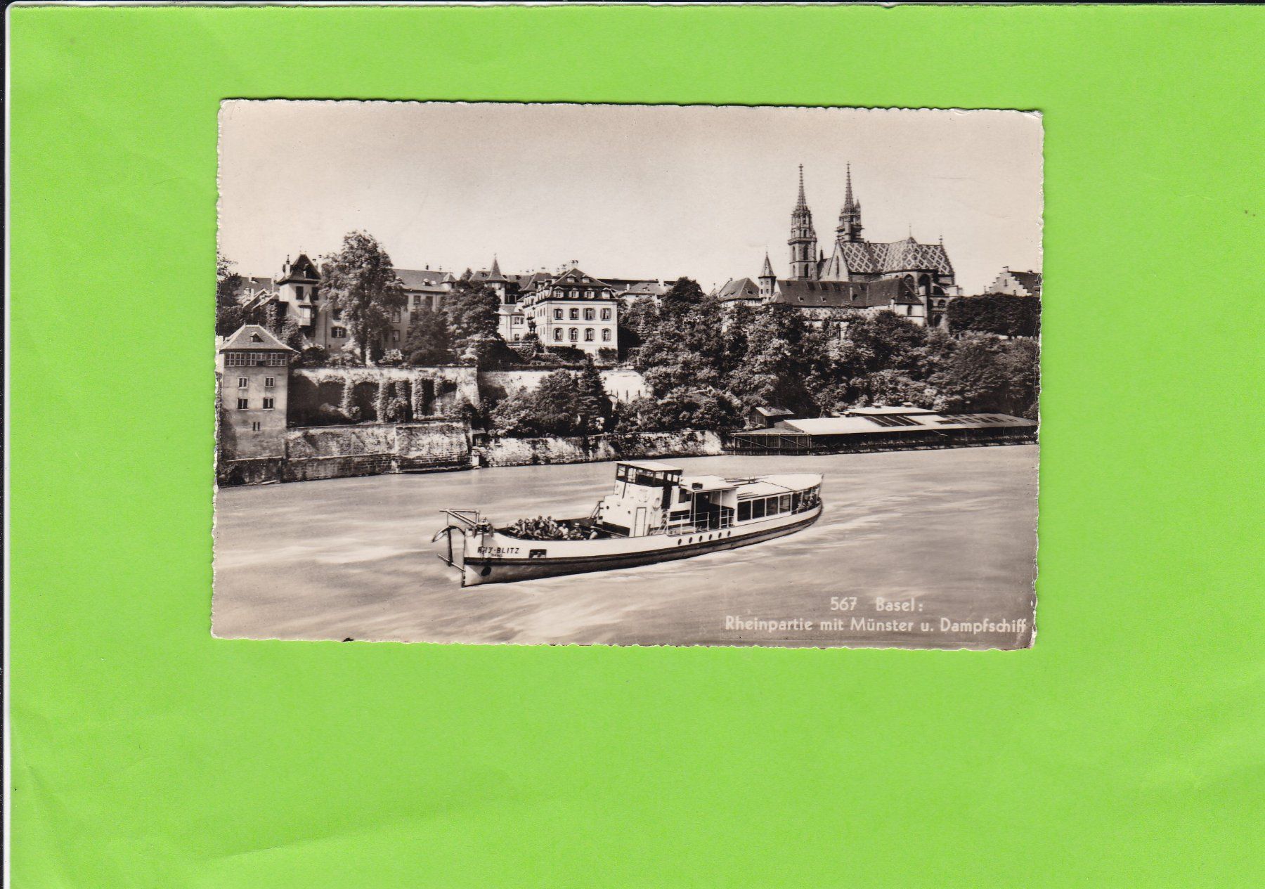 Cartes postales: Basel-Rheinpartie – D'occasion à St. Peterzell par neckertal