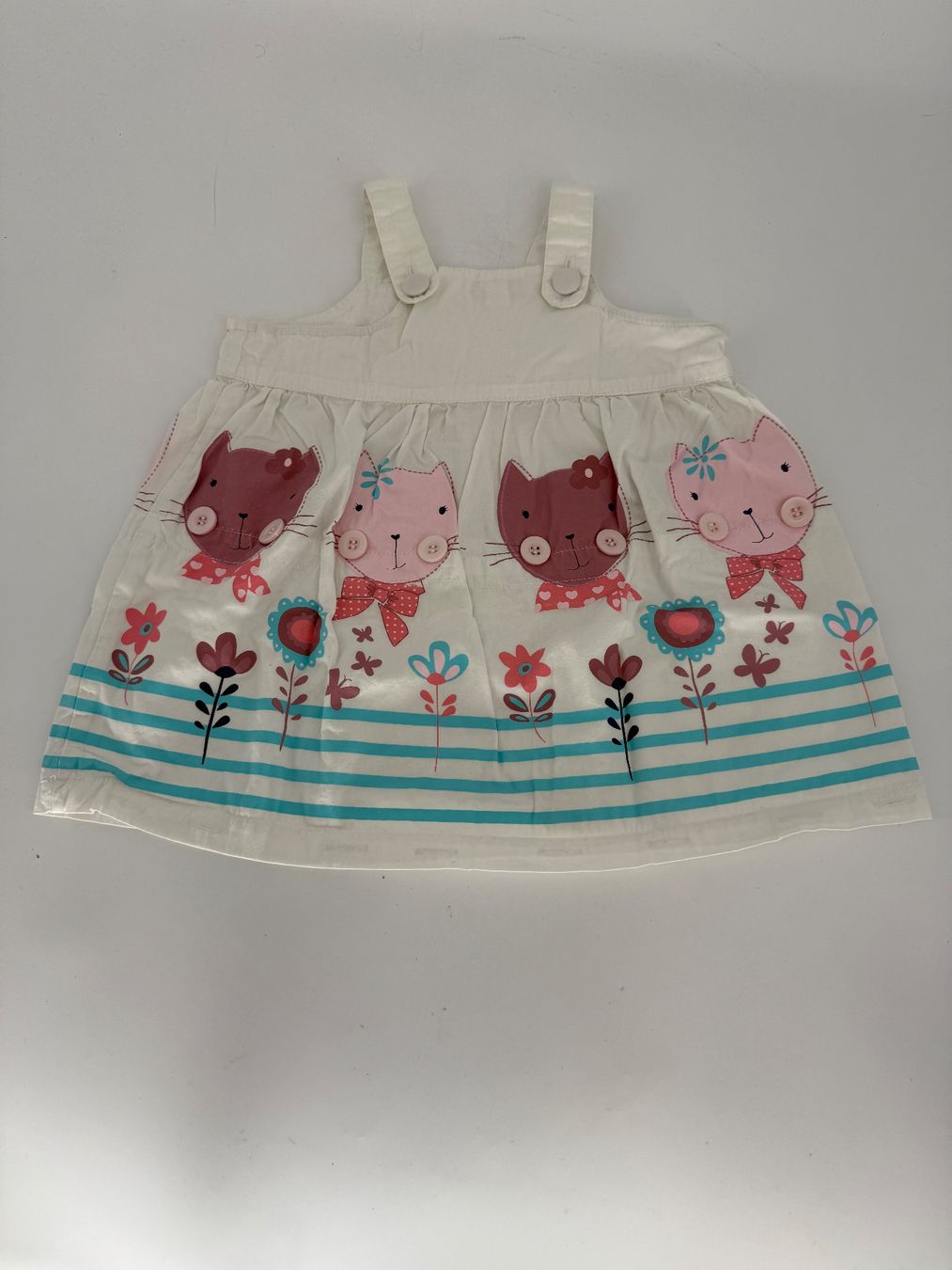 Vertbaudet Vestiti & Gonne: Kleid mit Katzenmotiv Gr. 86 von Vertbaudet – Usato da Auenstein venduto da moin.