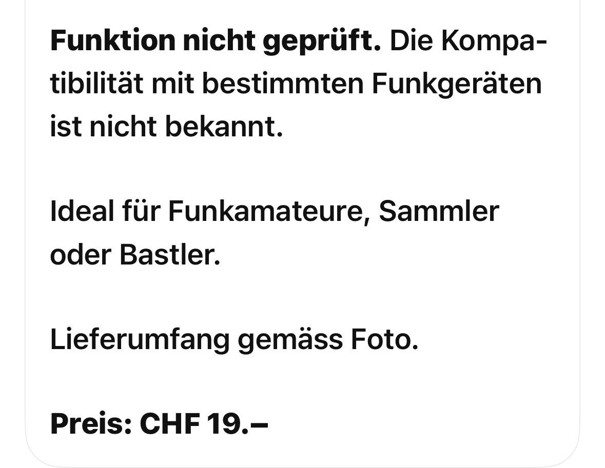Microfoni: Funkmikrofon schwarz mit Spiralkabel gebraucht Zustand – Usato da Wiesendangen venduto da plus-minus 5