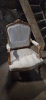 Fauteuil ancien de style Louis XV