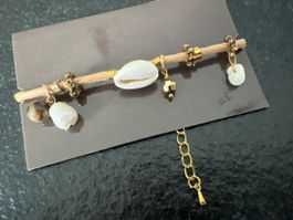 Armband Neu (Muschel,Perle,Tigerauge,Perlmutt)