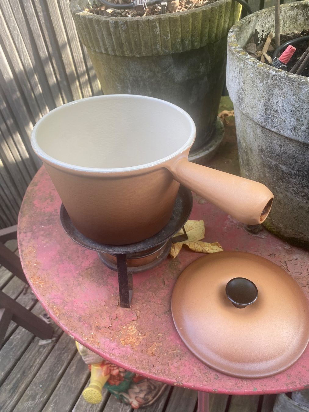 Le Creuset Pentole: Le creuset Caquelon mit Deckel – Usato da solothurn venduto da soko75 1