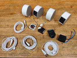 Somfy Innenkamera 4er Set mit Zubehör guter Zustand