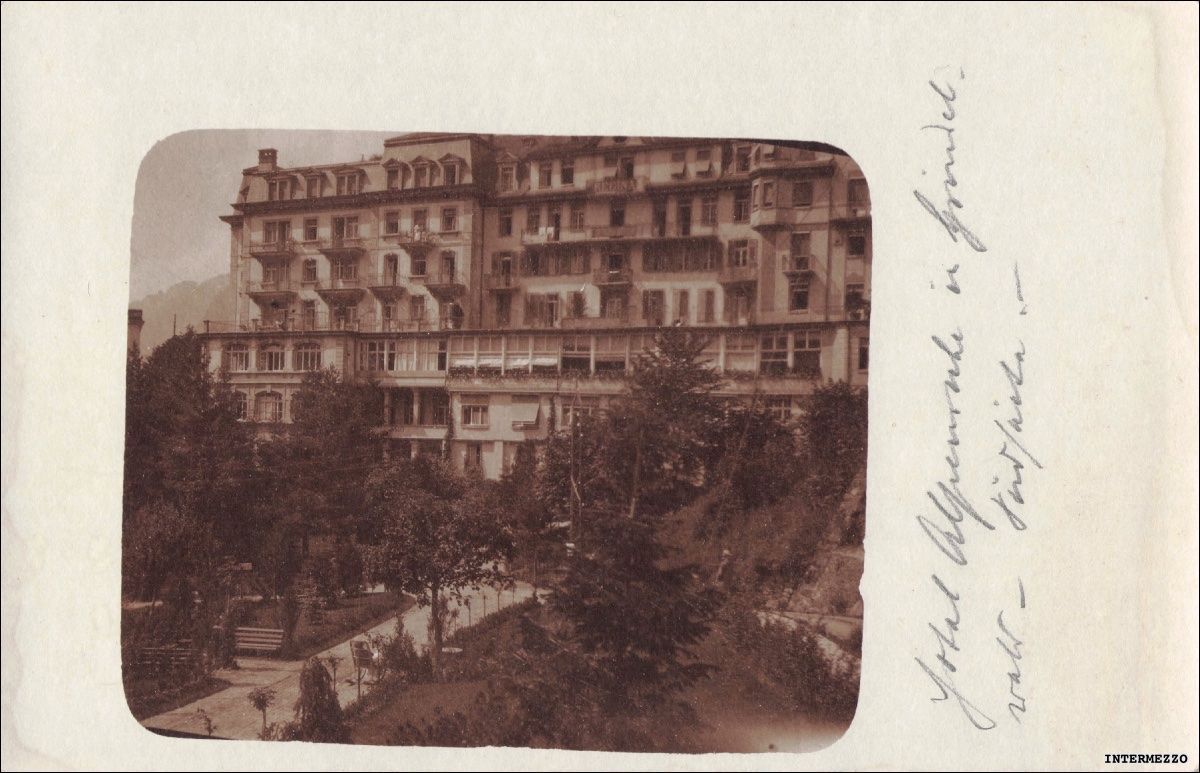 Cartoline postali: Grindelwald BE // Hotel Alpenruhe ca. 1910 – Usato da Basel venduto da intermezzo12