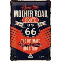 Blechschild 3D-ROUTE 66-ULTIMATE ROAD TR