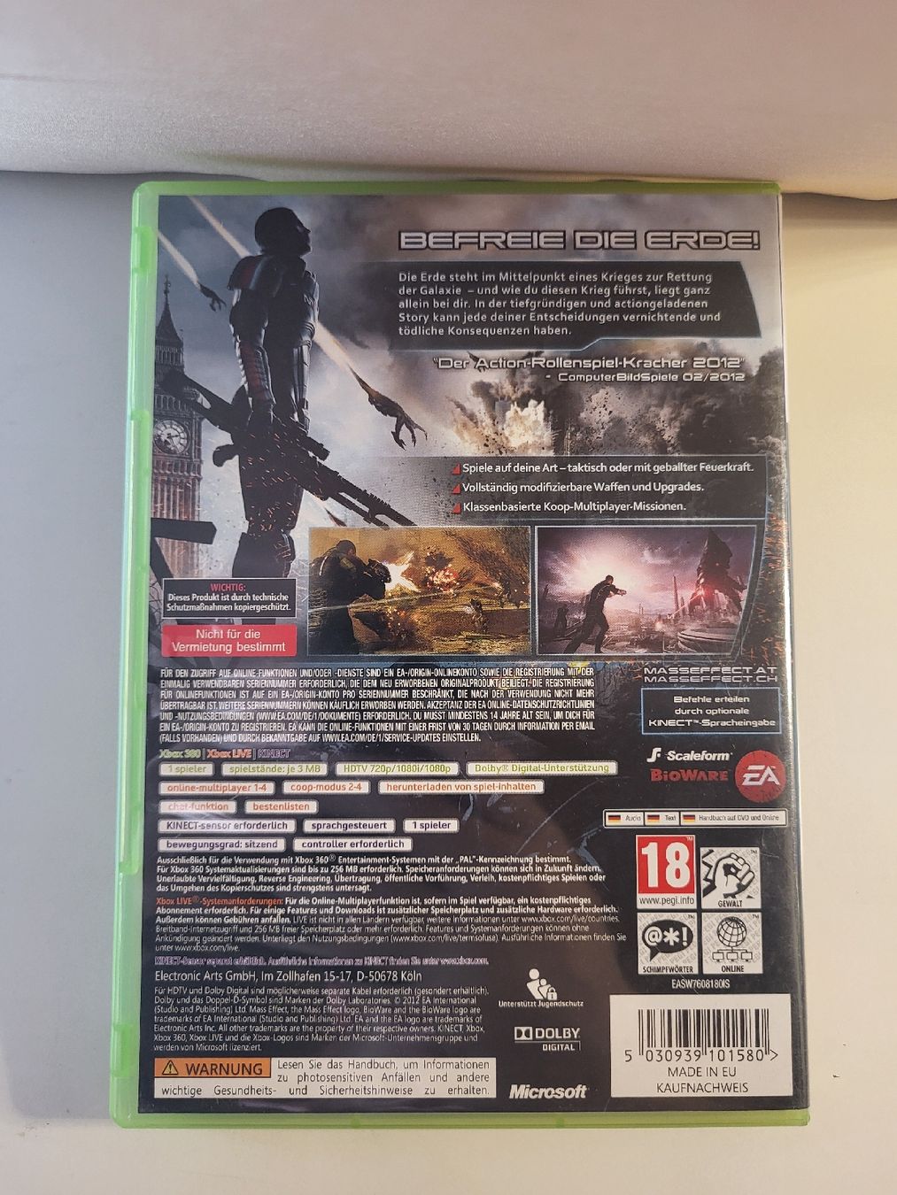 Giochi: Mass Effect 3 Xbox 360 - Gut erhalten! – Usato da Ettiswil venduto da beekeper13 1