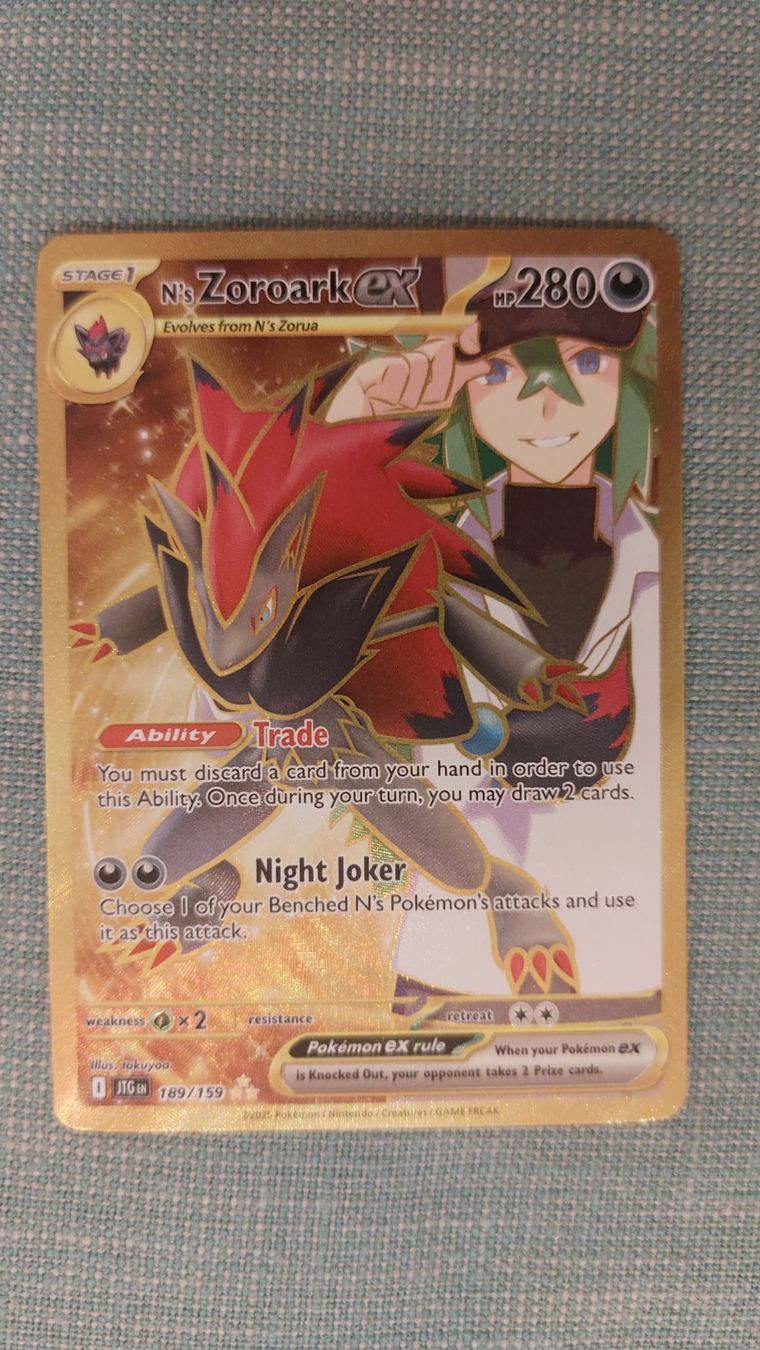 Pokémon Sammelbilder & Trading cards: N's Zoroark ex Gold Journey Together – Neu (gemäss Beschreibung) aus Bellinzona von Pagur