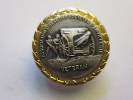 Insigne Association Suisse Artillerie Vétéran Argent 925