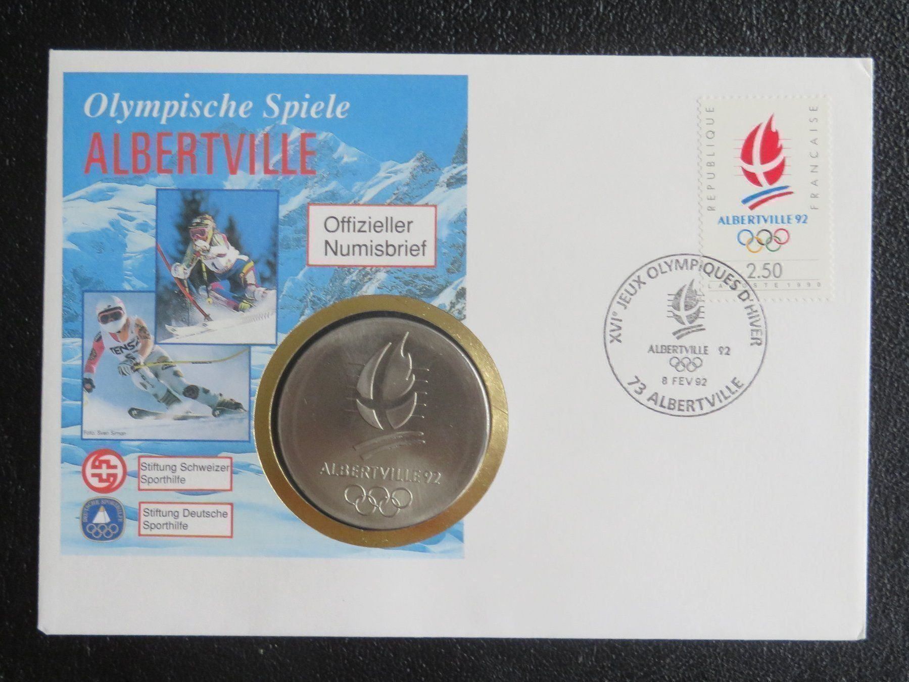 Tutti i francobolli: Olympiabriefe von Albertville 1992 – Nuovo (secondo la descrizione) da Lachen SZ venduto da peace0 3