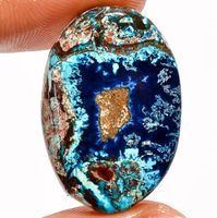 Cabochon L-7697 – Shattuckit 27x18x5 mm 22,05 Karat