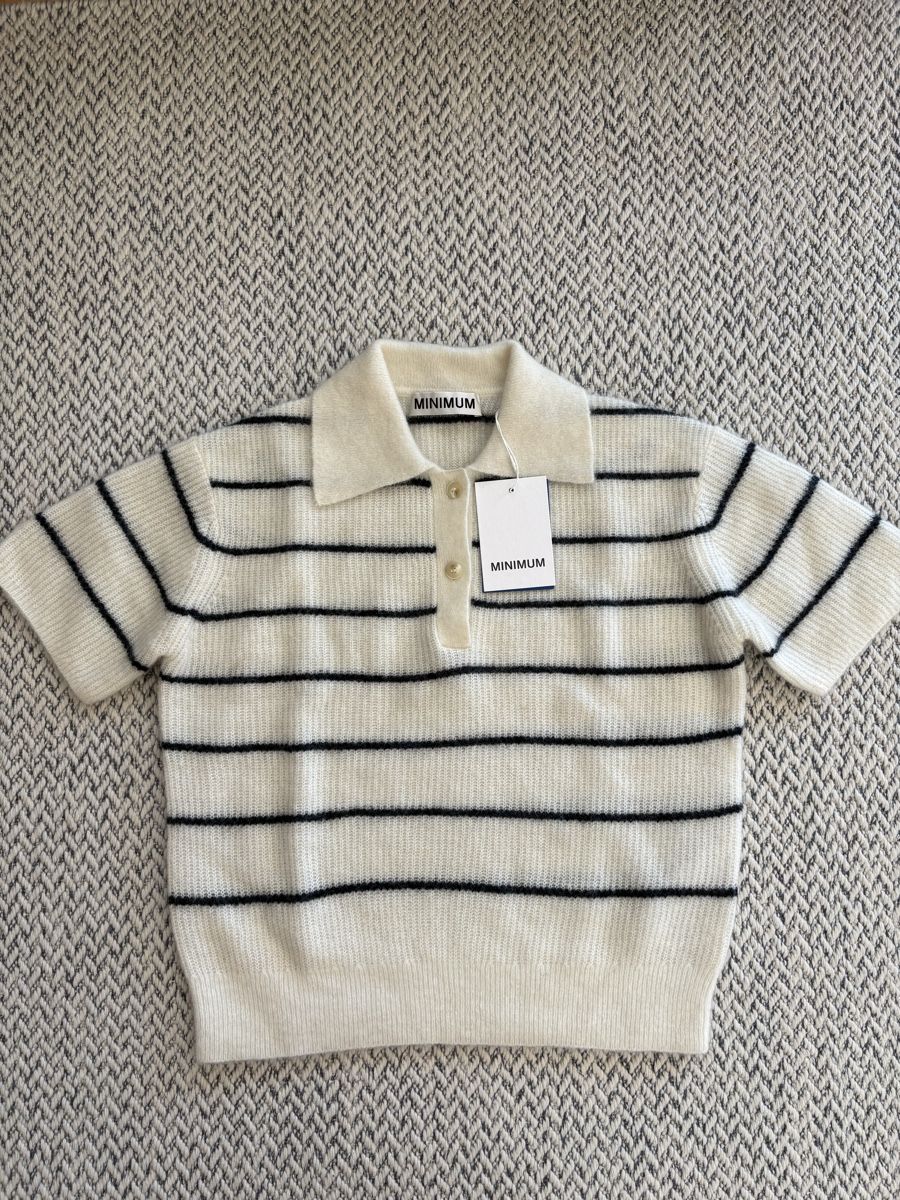 Maglioni & Felpe: NEU Minimum Kurzarmpullover Wollshirt S – Nuovo (secondo la descrizione) da Lenzburg venduto da ktlee