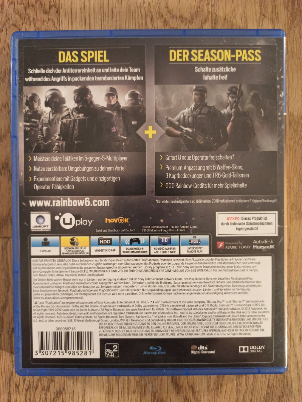 Giochi: Tom Clancy's Rainbow Six - Siege - Gold Edition PS4 / PS5 – Usato da Oberweningen venduto da mar_87mx 1