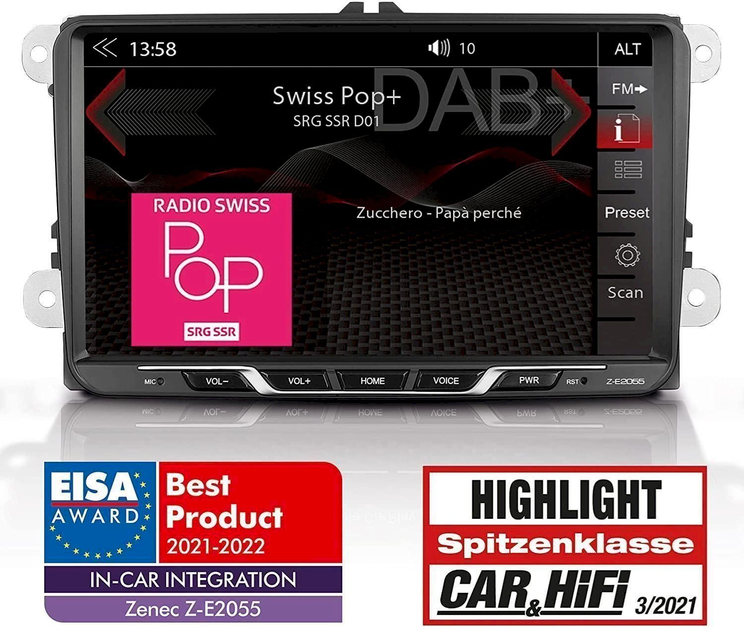 Radios: Zenec Z-E2055 Autoradio DAB+ Mediacenter – Neu und originalverpackt aus Bottighofen von zaap 3