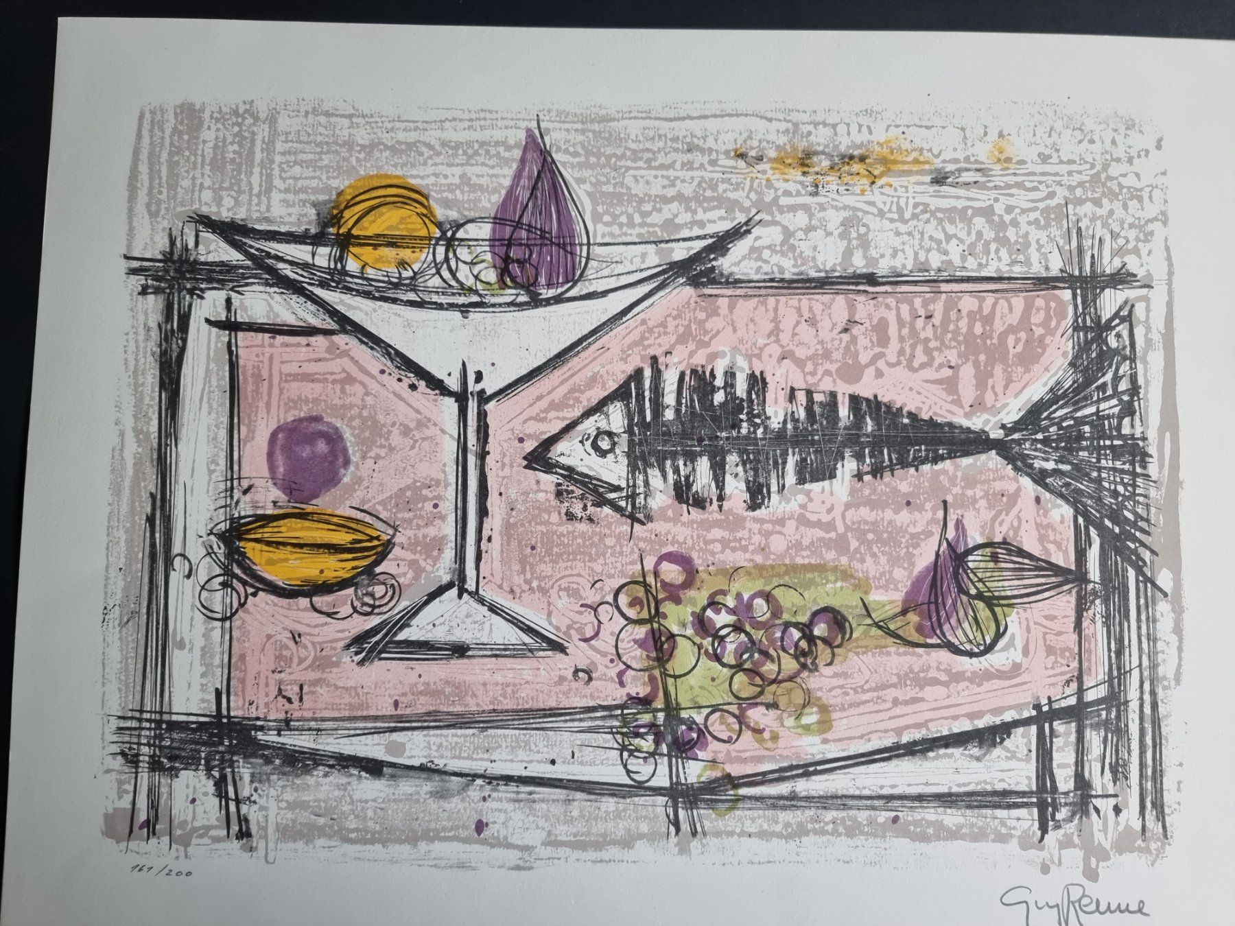 Grafiken & Lithographien: GUY RENNE LITHOGRAPHIE SIGNIERT NUMMERIERT – Gebraucht aus Gersau von grafik-kunst 2