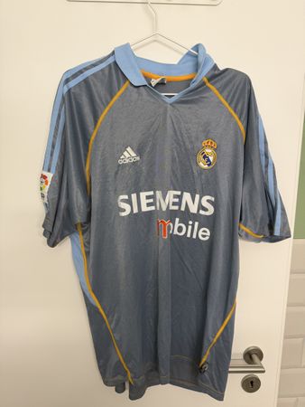 Maillot de football Adidas Real Madrid gris et bleu