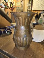 Antike Blumenvase aus Kupfer Dicht! (D1)