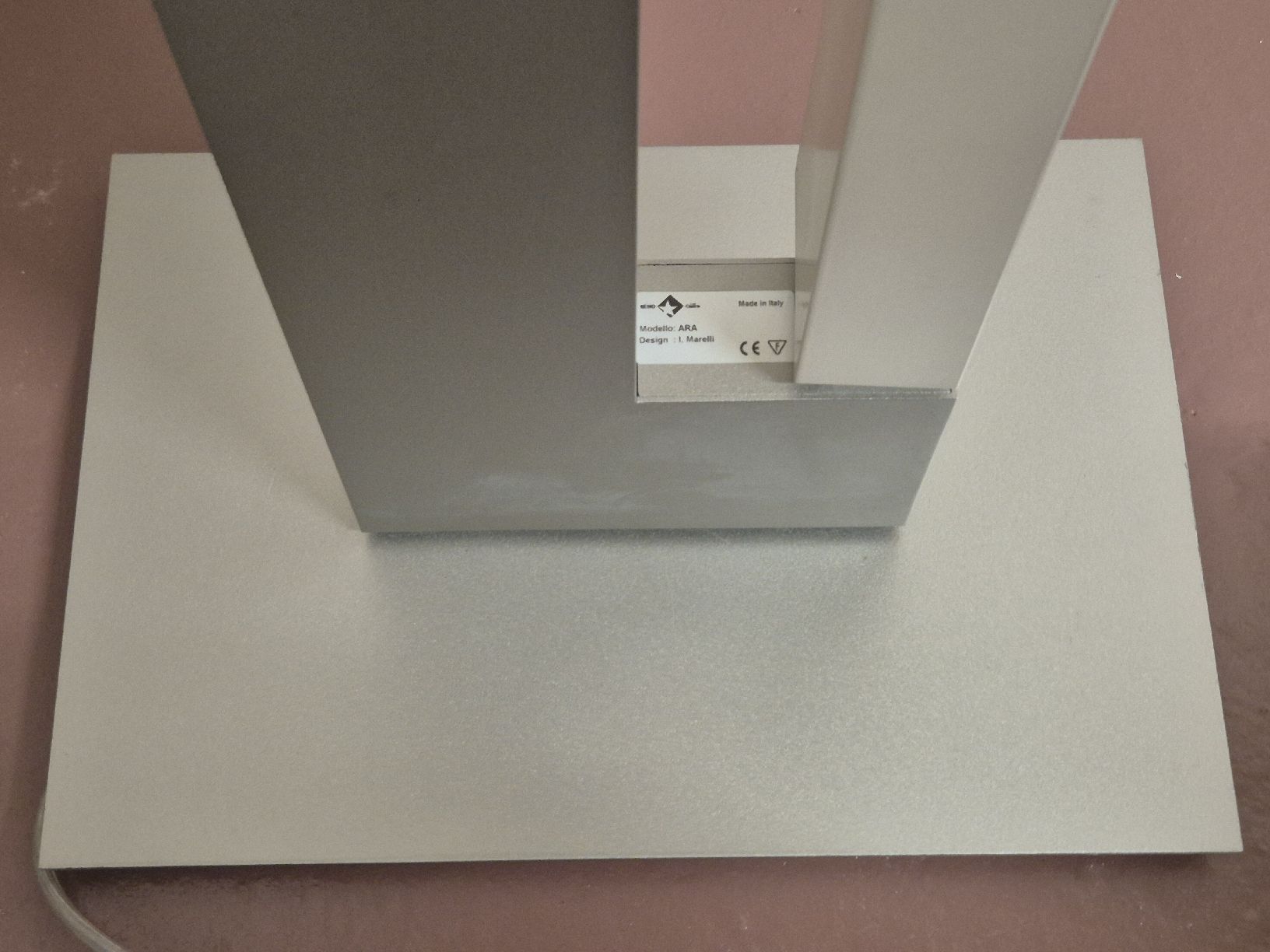 Lampen: Nemo Ara Floor Stehleuchte  Farbe silber matt  / hell – Gebraucht aus Zürich von Corrosion 7