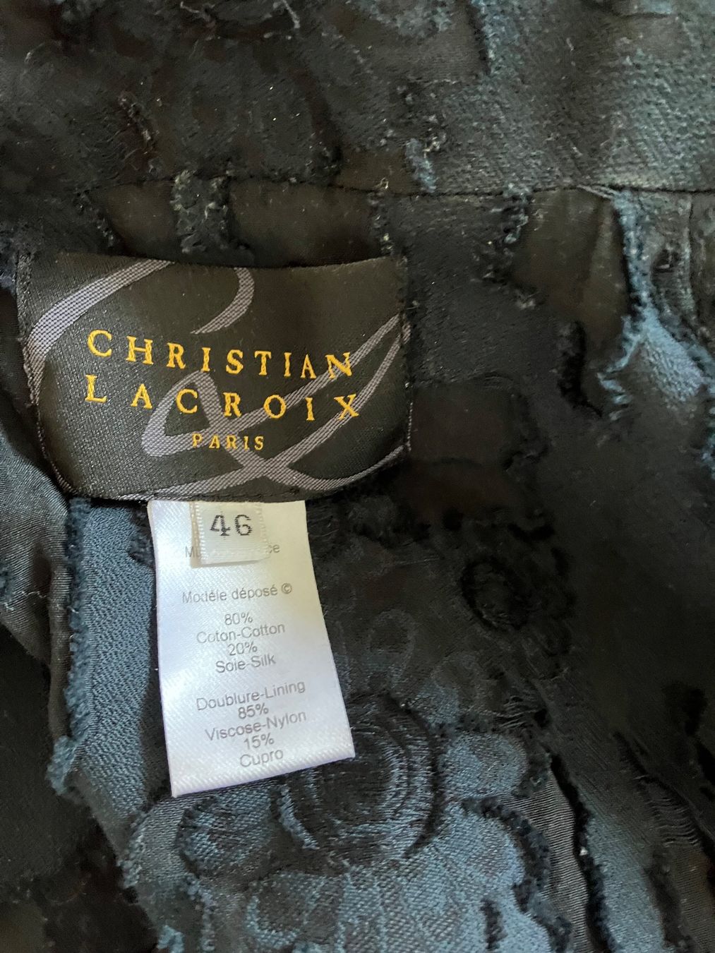 Christian Lacroix Jacken: CHRISTIAN LACROIX Paris – Neu (gemäss Beschreibung) aus Huttwil von Badi369 6