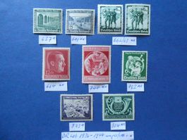 DR Lot 1936-1944 ungestempelt ** und *