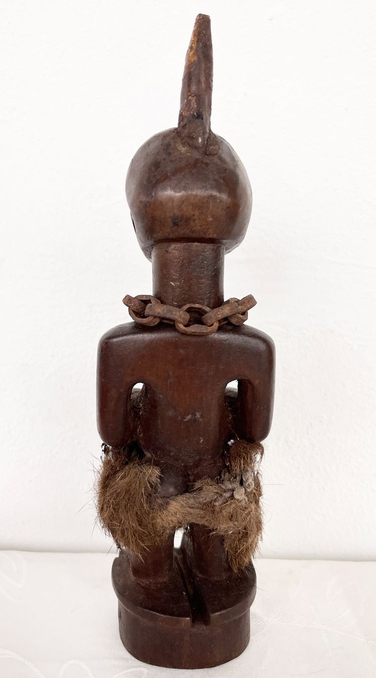 Skulpturen & Statuen: feine ausdrucksstarke alte Songye Figur Höhe 22 cm – Gebraucht aus Rüthi (Rheintal) von Kunsthaus777 8