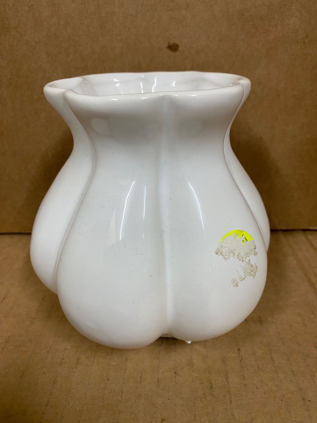 Vasi & Recipienti: Vase weiss gewellt – Usato da Eschlikon TG venduto da ArtRec 1