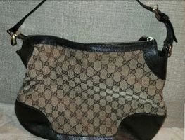 Gucci Handtasche, Canvas, Gucci Tasche, leather canvas gucci
