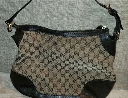 Gucci Handtasche, Canvas, Gucci Tasche, leather canvas gucci